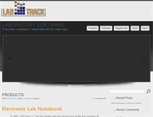 Tablet Screenshot of labtrack.com